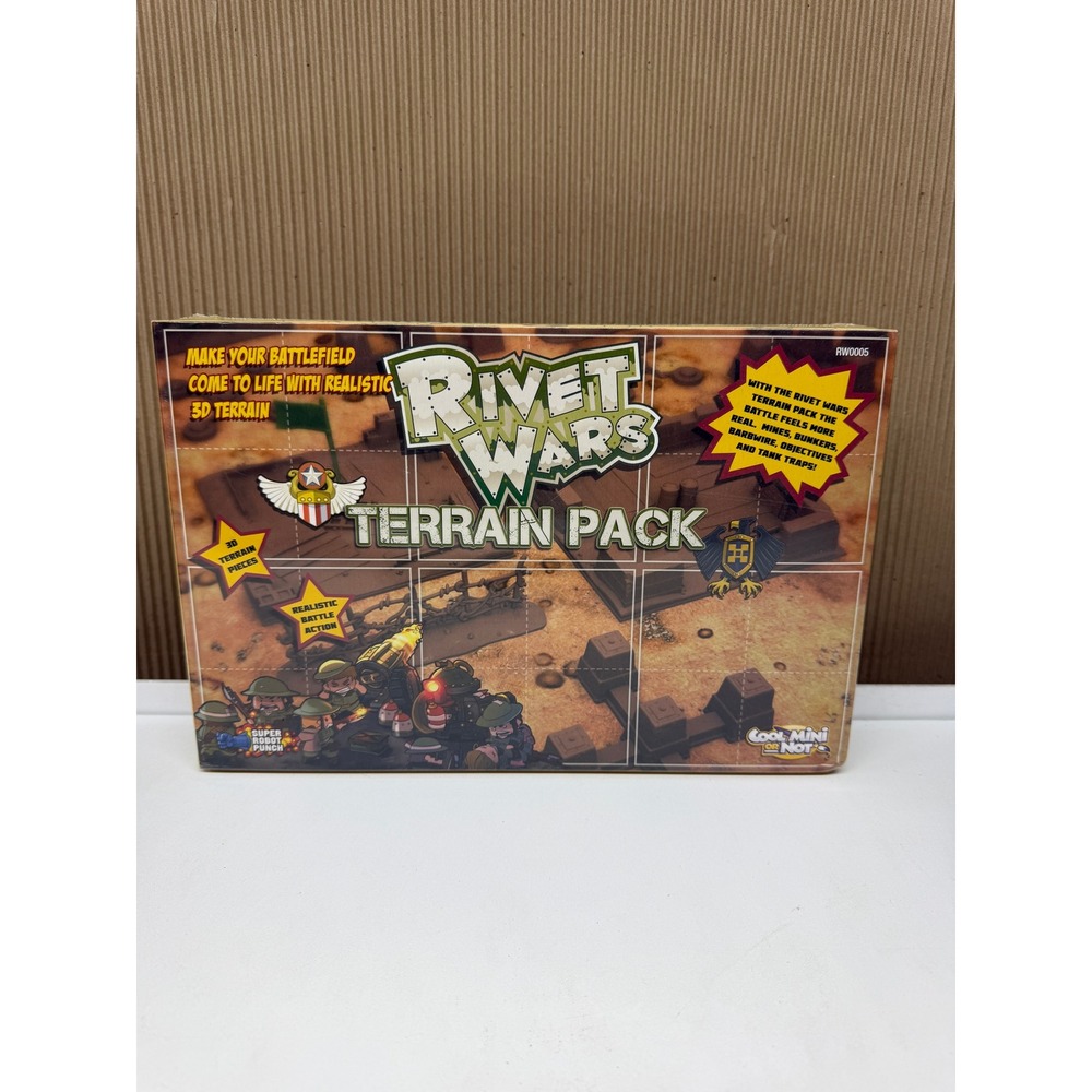Rivet Wars Terrain Pack Expansion CMON 3D Miniatures RW0005 NEW SEALED